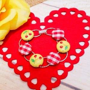 Cherry bracelet